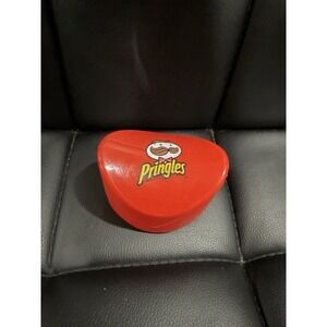Red Pringles Chip Holder Lunch Box Travel Container See Pictures